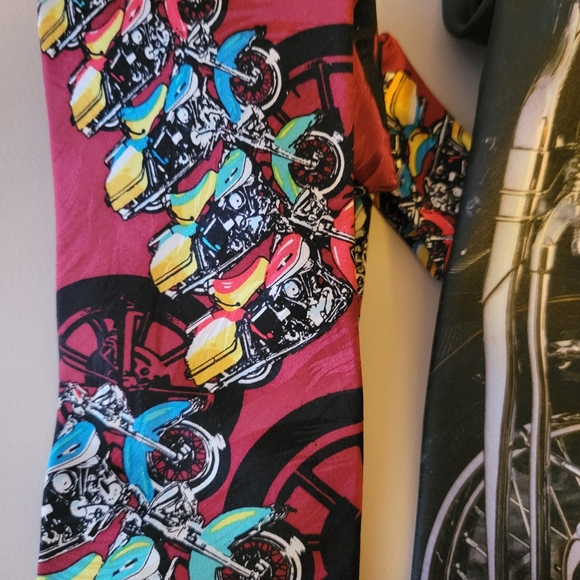 Harley-Davidson Neckties (3) ~ 1990s ~ Biker ~ Motorcycle ~ Retro Cool - Picture 15 of 16